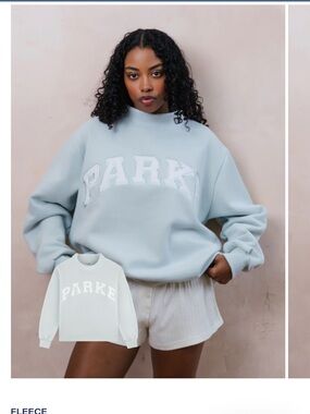 PARKE Bridal Mockneck - Pale Blue Size L/XL Shipping Confirmed for Wednesday 4/8
